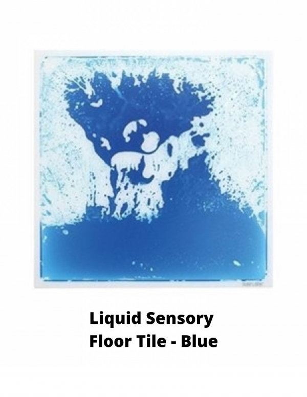 Liquid Sensory Floor Tile - Blue <b><font color='red'>(Top 10 Bestsellers)</font></b>